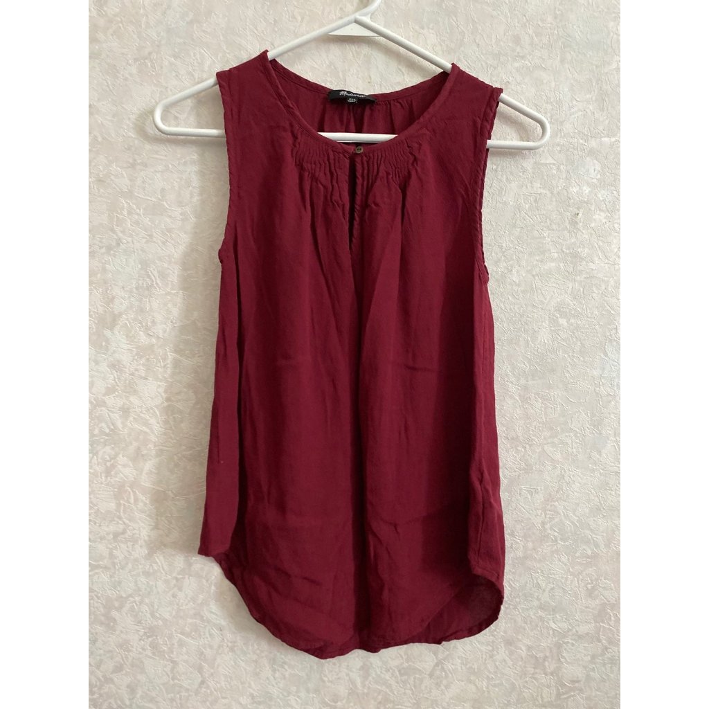 Madewell Women’s Xxs Sleeveless Thin Top